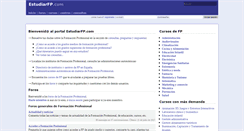 Desktop Screenshot of estudiarfp.com